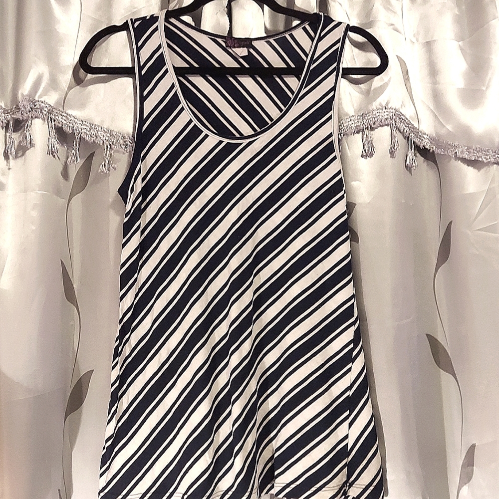 Agenda striped tank L